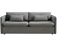 4,5 Zoll Gel-Memory-Foam-Matratze mit abnehmbarem Bezug für Schlafsofa & Couchbett, Polyesterstoff, Doppelbettgröße