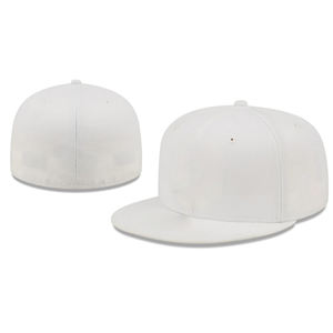 2511 özel OEM Logo Unisex düz 3D işlemeli pamuk spor 6 Panel beyzbol donatılmış Snapback toptan kap - Product Image 4