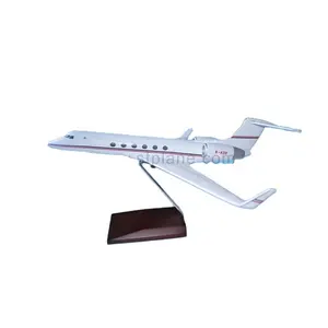 Gulfstream G550 1/100 30cm uçak modeli zanaat gösterisi öğeleri