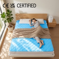 Surmatelas rafraîchissant à double zone de refroidissement par eau pour lit de 8 places