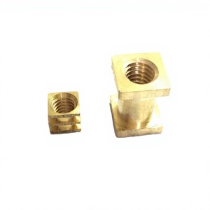 Inserts carrés en laiton poli de qualité supérieure, taille personnalisée, usinage de précision, qualité industrielle, exportateur indien - Product Image 1