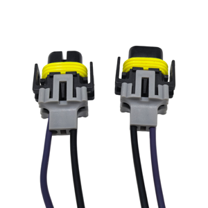 Otomobil H8 H9 H11 Lamba Ampul Soketi 2 Pin Dişi Adaptör Plastik LED Işık Sis Lambası Konnektörü Pigtail Kablo Demeti - Product Image 2