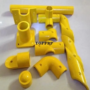 Hot Sale Molded Fiberglass FRP GRP Handrail Parts - Product Image 2