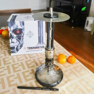 Narguilé Chicha The Hookah Terminator Original de Haute Qualité en Acier Inoxydable Ensemble pour Fête à la Maison Camping en Plein Air Jardin - Product Image 1