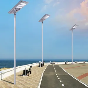 SUOLUN Luz de rua solar IP65 LED tudo-em-um para aplicação em jardim e estrada lâmpada de rua solar para a cidade