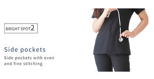 Seragam Medis Unisex 2Pc untuk Perawat atau Teknisi, Nyaman dan Bergaya, Pakaian Laboratorium Kesehatan - Product Image 4