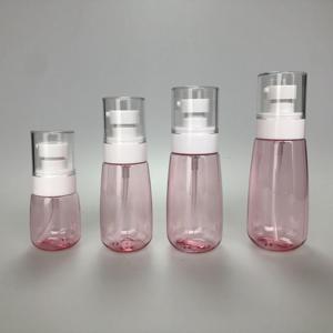ขวดสเปรย์สีชมพูใสสีฟ้าอ่อนสำหรับเครื่องสำอาง - Product Image 2