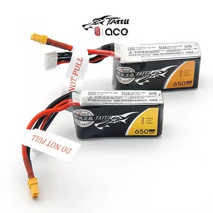 Batterie LiPo TATTU ACE Series 2S 3S <span class=keywords><strong>4S</strong></span> 450 650 850mAh 75C à décharge élevée pour drones FPV et modèles RC - Product Image 2