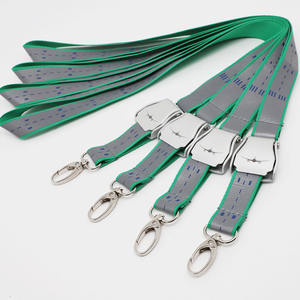 LBRギフトカスタムネオン反射シルクスクリーン印刷ポリエステル安全バックルスクリーン印刷パターンエアバス航空ストラップ - Product Image 1