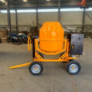 180 °   Drehbarer Betonmischer Mobile Zementmischmaschine mit Rädern für Baustellen - Product Image 1
