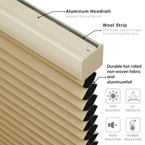 SAMADHI Custom Honeycomb Cellular <b>Shades</b> Thermal Insulated Pleated Window <b>Blinds</b> for Bedroom Living Room Home Decor - Product Image 4