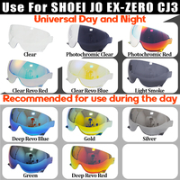 Visière solaire photochromique JO pour casque de moto JO EX-ZERO CJ3, lentille de casque, écran de protection, pare-brise, accessoires, pièces moto
