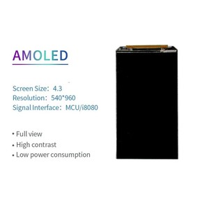 จอแสดงผล AMOLED OLED ขนาด 4.3 นิ้ว ความละเอียด 540X960 อินเทอร์เฟซ MCUI8080 ชิปประมวลผล SSD2805C+S6E39A0 - Product Image 2