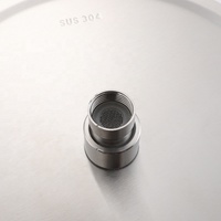Douche de pluie murale ronde en acier inoxydable 304 brossé avec bras d'extension, système de douche de pluie dissimulé pour salle de bain