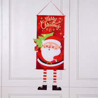 Vente chaude Noël Creative Bonhomme De Neige Père Noël Drapeaux Suspendus Décoration Props Maison Atmosphère Ornements