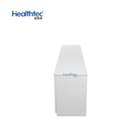 Fauteuil de pédicure moderne HEALTHTEC avec cuvette en verre cristal et plateau en MDF, couleur personnalisable, technologie d'électrodéposition, tiroir
