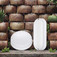 Meilleures ventes Applique murale LED ovale d'intérieur 12W étanche à l'humidité Salon Maison