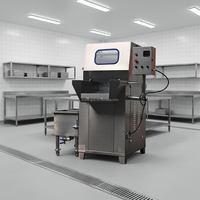 Machine industrielle de saignée et d'injection de marinade pour viande (bœuf, poulet, porc, mouton) à 80 ou 120 aiguilles