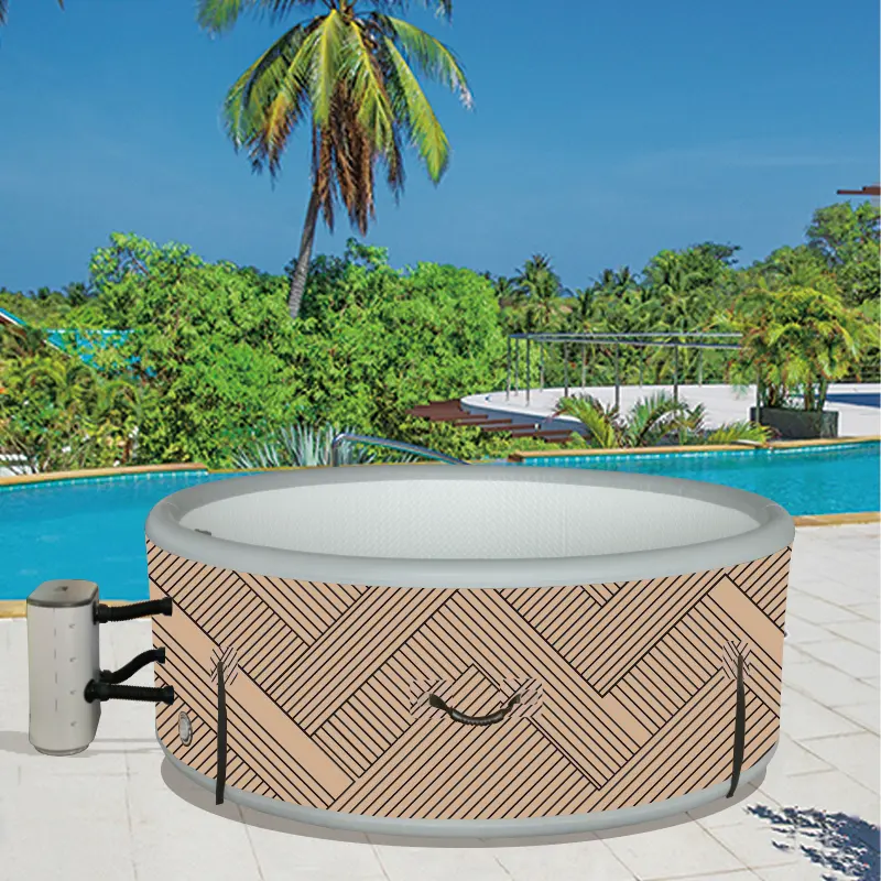 Bestway 60019 Honolulu Opblaasbare Outdoor Draagbare Spa Whirlpool Persoon Hot Tub Spa Met 4-6Adults
