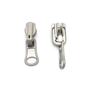 Customized Zipper Puller Hardware # 5 Reversible Nylon Zipper Slider For Bag Luggage Zipper Slider Wholesale