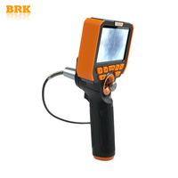 BRK-30 Pro Boroscopio Industrial con Lente de 2 mm, Cámara Endoscópica Modular de 360°, Pantalla IPS de 5 Pulgadas, Sondas Intercambiables, Clasificación IP67, LED