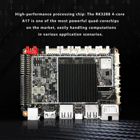 Nouvelle carte mère de bureau R32SIR Rockchip RK3288 Quad-core - GPU A17 Mali-T764 2G DDR3 de qualité industrielle EMI ESD