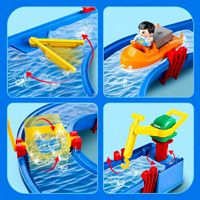 Juego de Bloques de Construcción de Plástico para Parque Acuático de Verano, para Piscina, Jardín, Playa, Actividad Sensorial, Juguete Divertido, Regalo para Niños
