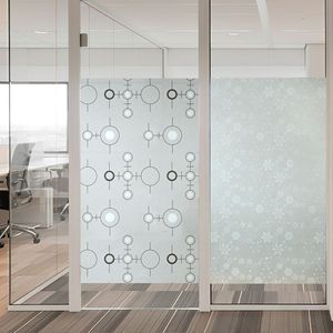 Premium Polymeric Glitter Privacy Glass Frosted Decorative Window Film Bathroom Office Waterproof <strong>PVC</strong> <strong>Adhesive</strong> Made of Plastic - Product Image 1