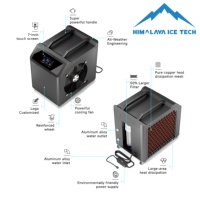 Système de récupération par le froid compact Himalaya Home Ice Bath Chiller 2HP avec logo personnalisé pour le biohacking
