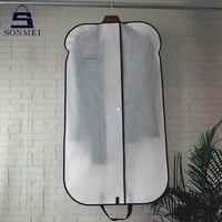 Sac anti-poussière non tissé blanc Offre Spéciale durable de haute qualité avec logo personnalisé
