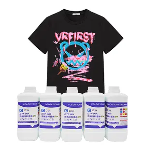 Fabricante Premium Ink Dtf Transfer Pigment Alta Qualidade Dtf Ink 1000ml T-shirt Transfer Printing