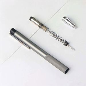 High Quality 1.0 mm Metal Click <b>Pen</b> Wholesale Promotional Novelty Logo Ballpoint Gift <b>Pen</b> Business School Writing Custom Brand - Product Image 5