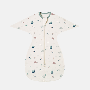 Sacchi <span class=keywords><strong>a</strong></span> <span class=keywords><strong>pelo</strong></span> in cotone 100% stampati per neonati con cerniera <span class=keywords><strong>a</strong></span> manica lunga indossabile avvolgitore per dormire per bambini estivi - Product Image 4