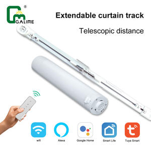 Natureamazon — rideau ajustable motorisé WiFi, Rail télescopique rétractable, fournisseur de rideaux à moteur tubulaire - Product Image 2