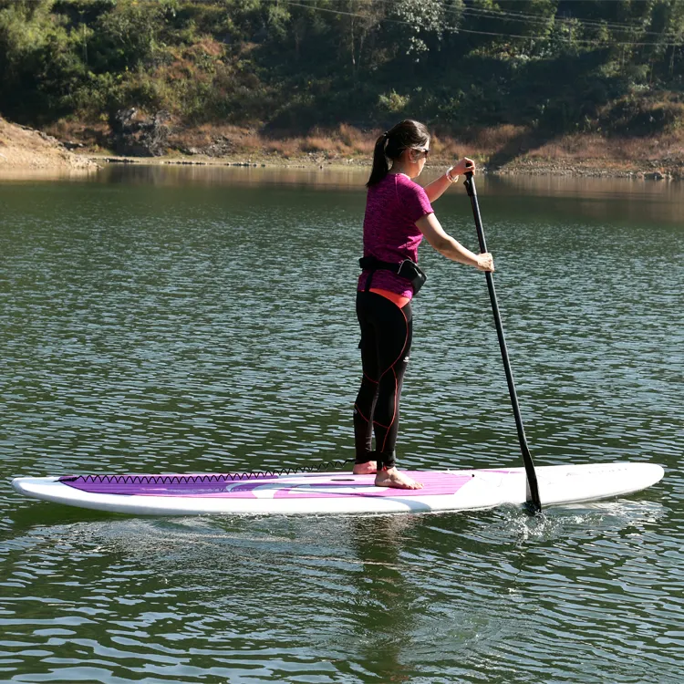 Placa de surf de plástico rígido para adultos, placa de surf durável