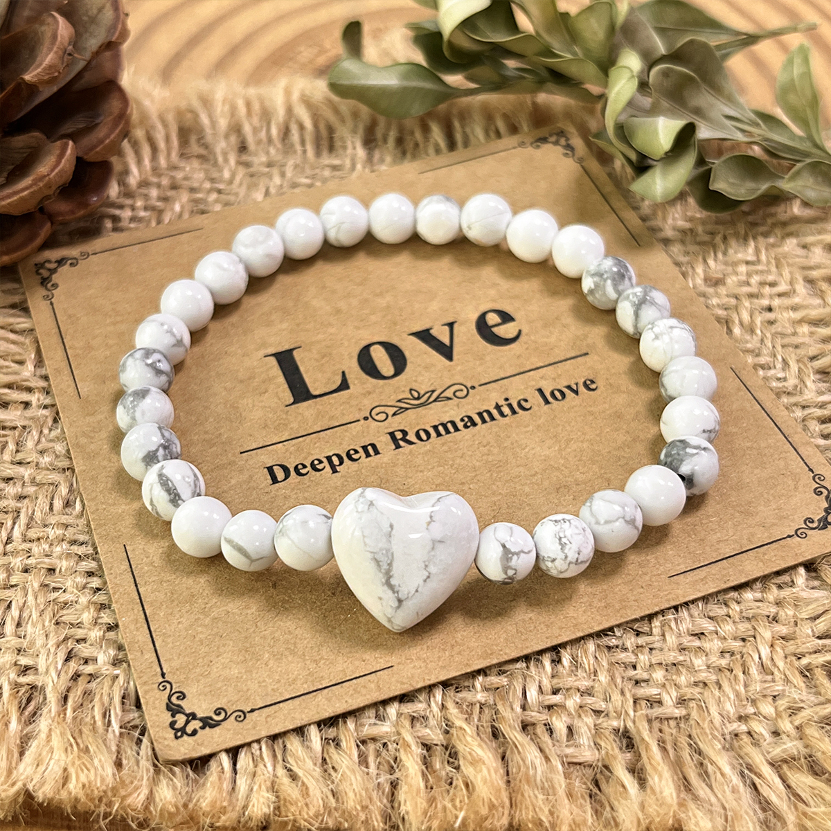 Howlite blanche