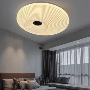 مصابيح سقف مستديرة دافئة بإضاءة Led مبتكرة لغرفة النوم وغرفة المعيشة مصابيح سقف حديثة Led منزلية بسيطة - Product Image 6