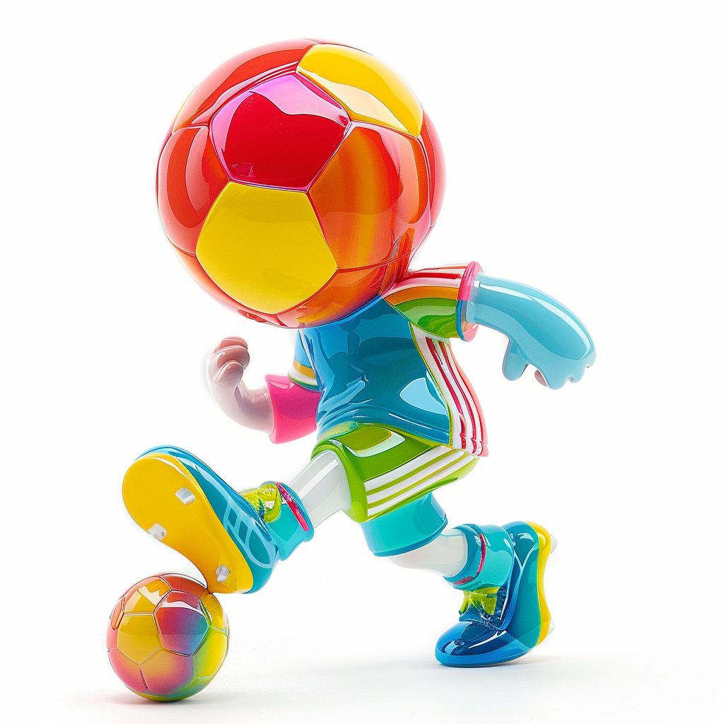 Big Head Football Player Toy - Customizable 3D Figurines