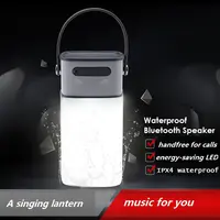 Mini enceinte bluetooth Portable sans fil, haut-parleur d'extérieur, avec lumière LED, étanche, idéale en usine