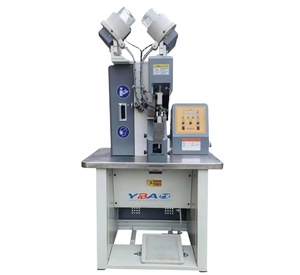 Machine de pose de boutons et de perforation entièrement automatique YBAO, machine à œillets double face pour chaussures, machine à riveter industrielle - Product Image 1