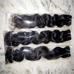 2026 vente chaude vierge indienne naturelle profonde tissage de cheveux bouclés. prix de vente entier tissage de cheveux non transformés - Product Image 1