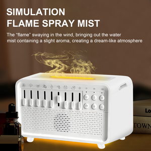 Portable USB Powered White Noise Machine with Night <b>Light</b> <b>Timer</b> New Sleep Aid for Baby Air Diffuser Humidifier Plastic Material - Product Image 4