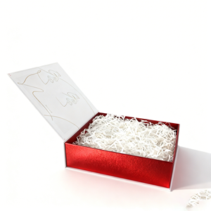 Boîte à bijoux de luxe à double porte, boîte à bijoux pour collier, boucles d'oreilles, anneaux, emballage, boîte à bijoux à rabat magnétique - Product Image 2