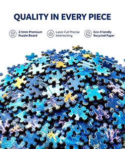 <span class=keywords><strong>Puzzle</strong></span> Tartaruga Marina 1000 Pezzi, <span class=keywords><strong>Puzzle</strong></span> per Adulti in Carta Riciclata OEM ODM - Product Image 3