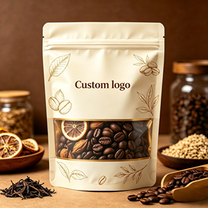 Bolsa de Mylar con Cierre Personalizada, con Ventana Transparente, de Grado Alimenticio, Reutilizable, para Café, Gelatina, Chips y Snacks - Product Image 4