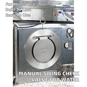 Valvola di ritegno manuale a battente in acciaio inossidabile CF8 CF8M, tipo a singola porta/a wafer - Product Image 2