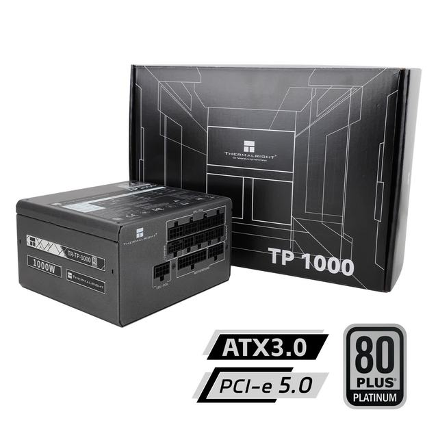 Thermalright TR TP 1000 One Thousand Watt Full Modular Power Supply 80 Plus Gold ATX 30 Support Gaming PSU