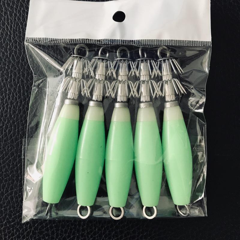 Verde con luminoso 5 piezas/paquete.