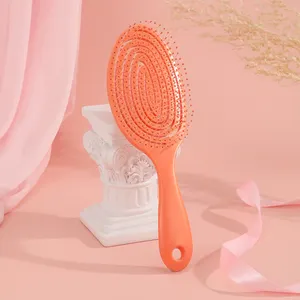 Eco Friendly 4 Color Detangling Private Label Plastic Large Mosquito-Repellent Incense Comb Wet Hair Brush