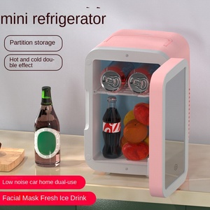 Espejo de Belleza de Doble Uso para Auto y Hogar Hoteacol, Mini Refrigerador de 12V para Abarth 124 Spider (2016-), <span class=keywords><strong>Bajo</strong></span> Ruido, Material PP -5 -3 - Product Image 4